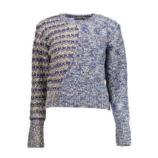 Desigual Blue Polyamide Women Sweater Desigual