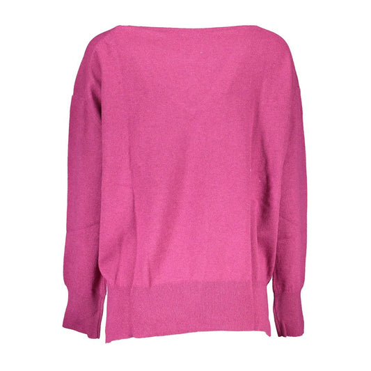 North Sails Purple Wool Women Sweater North Sails