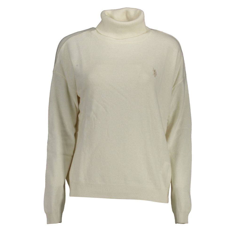 U.S. POLO ASSN. White Wool Women Sweater U.S. POLO ASSN.