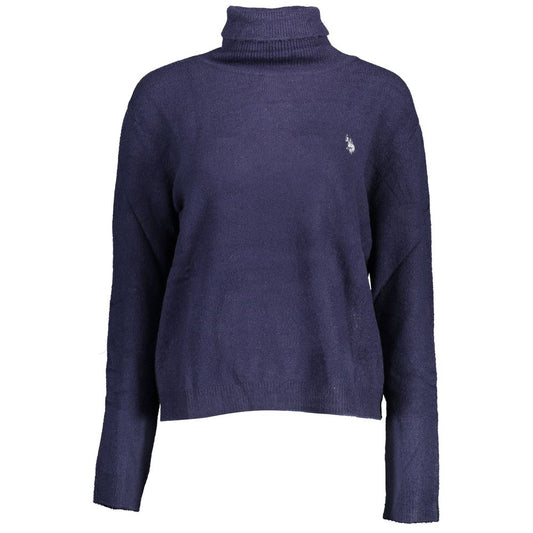 U.S. POLO ASSN. Blue Acrylic Women Sweater U.S. POLO ASSN.