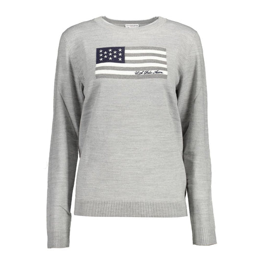 U.S. POLO ASSN. Gray Acrylic Women Sweater U.S. POLO ASSN.