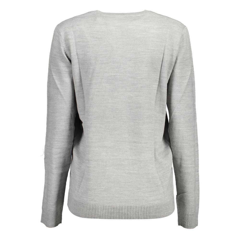 U.S. POLO ASSN. Gray Acrylic Women Sweater U.S. POLO ASSN.