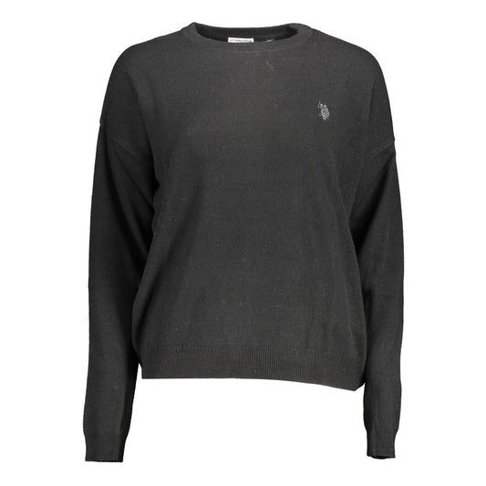 U.S. POLO ASSN. Black Wool Women Sweater U.S. POLO ASSN.