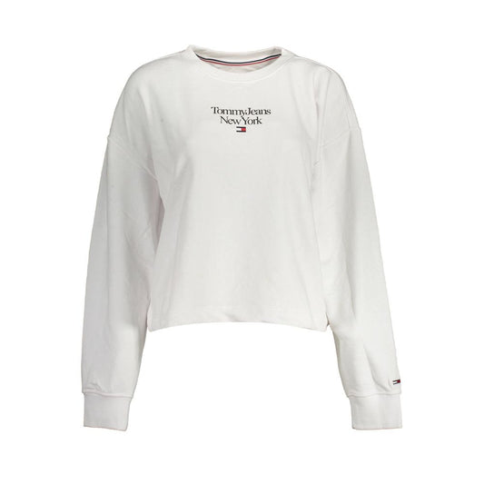 Tommy Hilfiger White Cotton Women Sweater Tommy Hilfiger