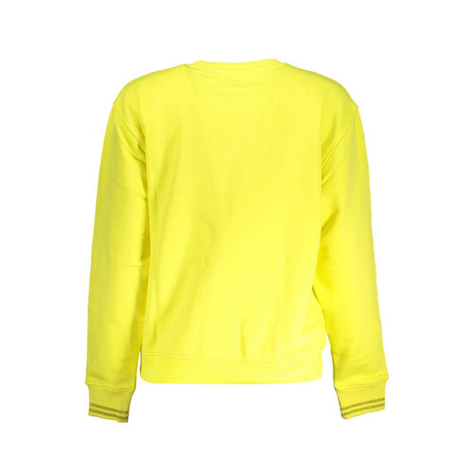 Desigual Yellow Cotton Women Sweater Desigual