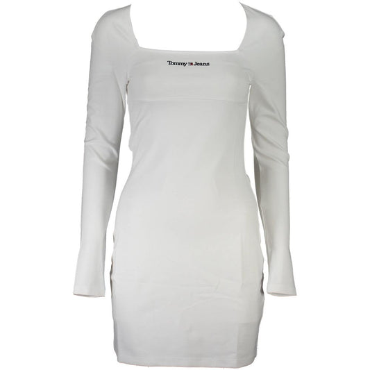 Tommy Hilfiger White Viscose Women Dress Tommy Hilfiger