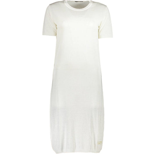 Cavalli Class White Viscose Women Dress Cavalli Class