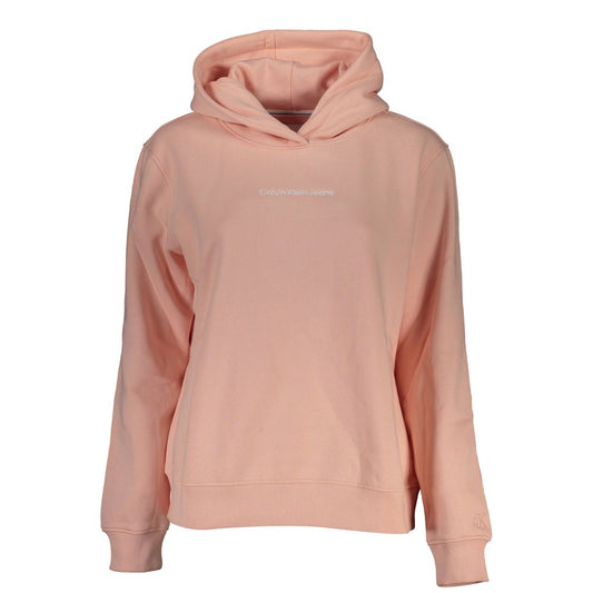 Calvin Klein Chic Pink Hooded Fleece Sweatshirt Calvin Klein