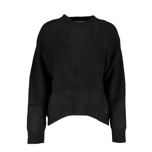 Patrizia Pepe Chic Turtleneck Sweater with Contrast Accents Patrizia Pepe