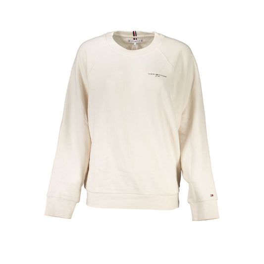 Tommy Hilfiger Beige Cotton Sweater Tommy Hilfiger