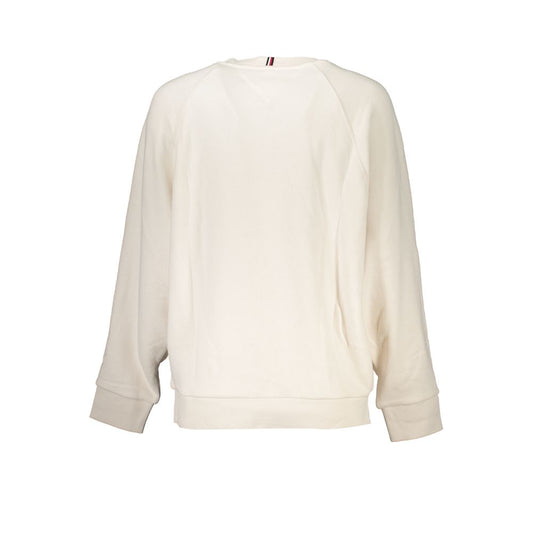 Tommy Hilfiger Beige Cotton Sweater Tommy Hilfiger