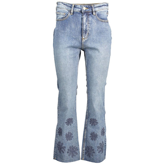 Desigual Blue Cotton Women Jeans Desigual