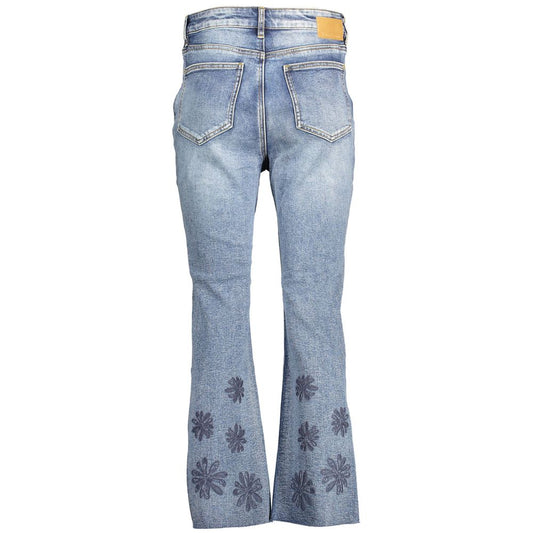 Desigual Blue Cotton Women Jeans Desigual