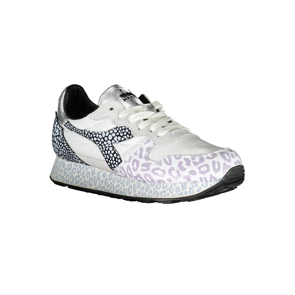 Diadora White Fabric Women Sneaker Diadora