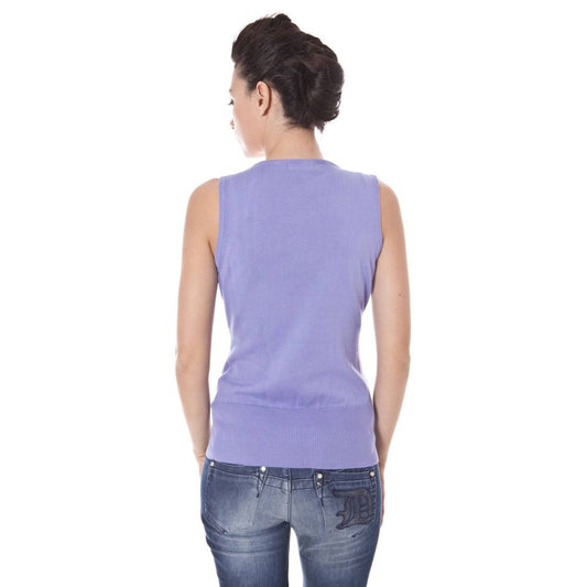 Datch Purple Cotton Sweater Datch