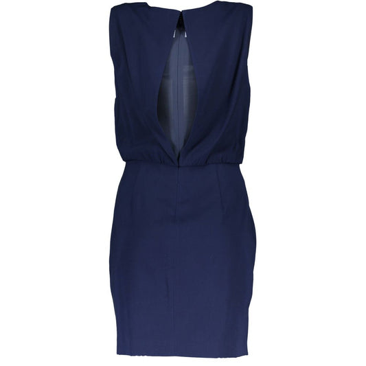 Gant Blue Viscose Women Dress Gant