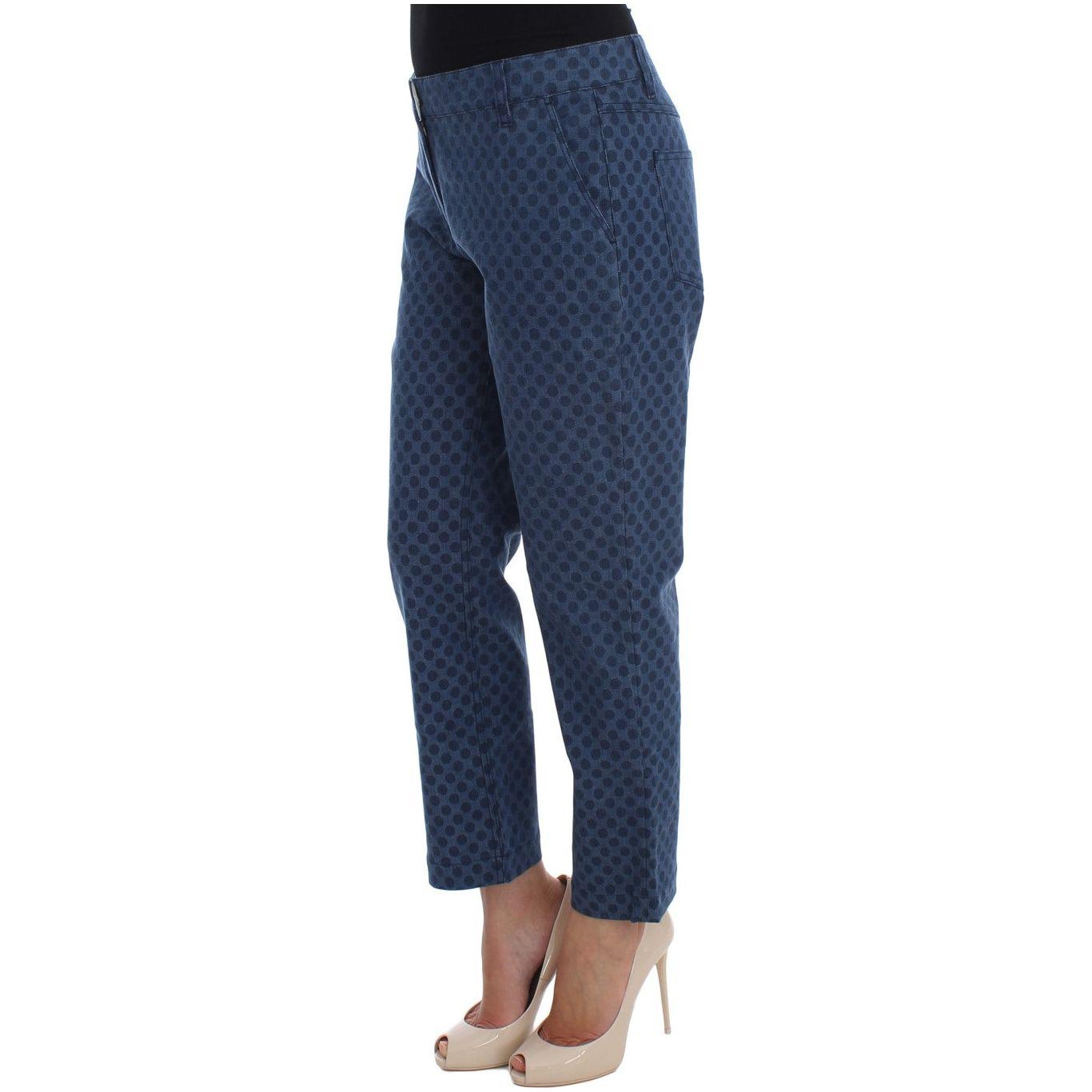 Dolce & Gabbana Polka Dotted Stretch Capri Jeans