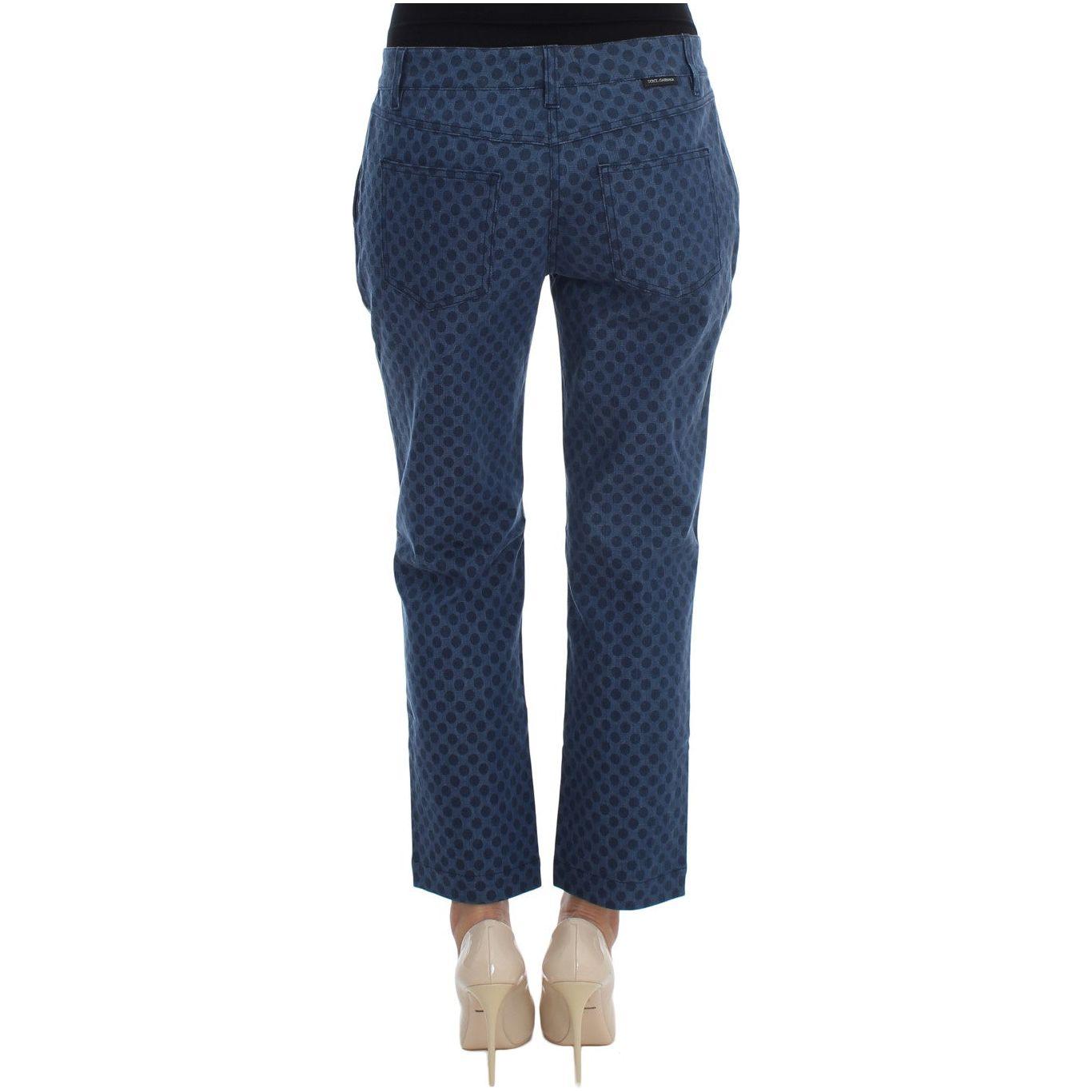 Dolce & Gabbana Polka Dotted Capri Stretch Jeans Dolce & Gabbana