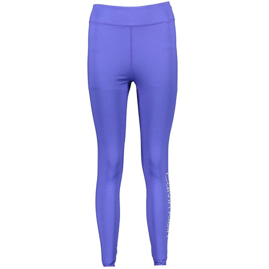 Calvin Klein Blue Polyester Women Legging Calvin Klein