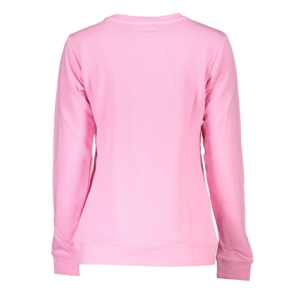 Cavalli Class Pink Cotton Sweater Cavalli Class