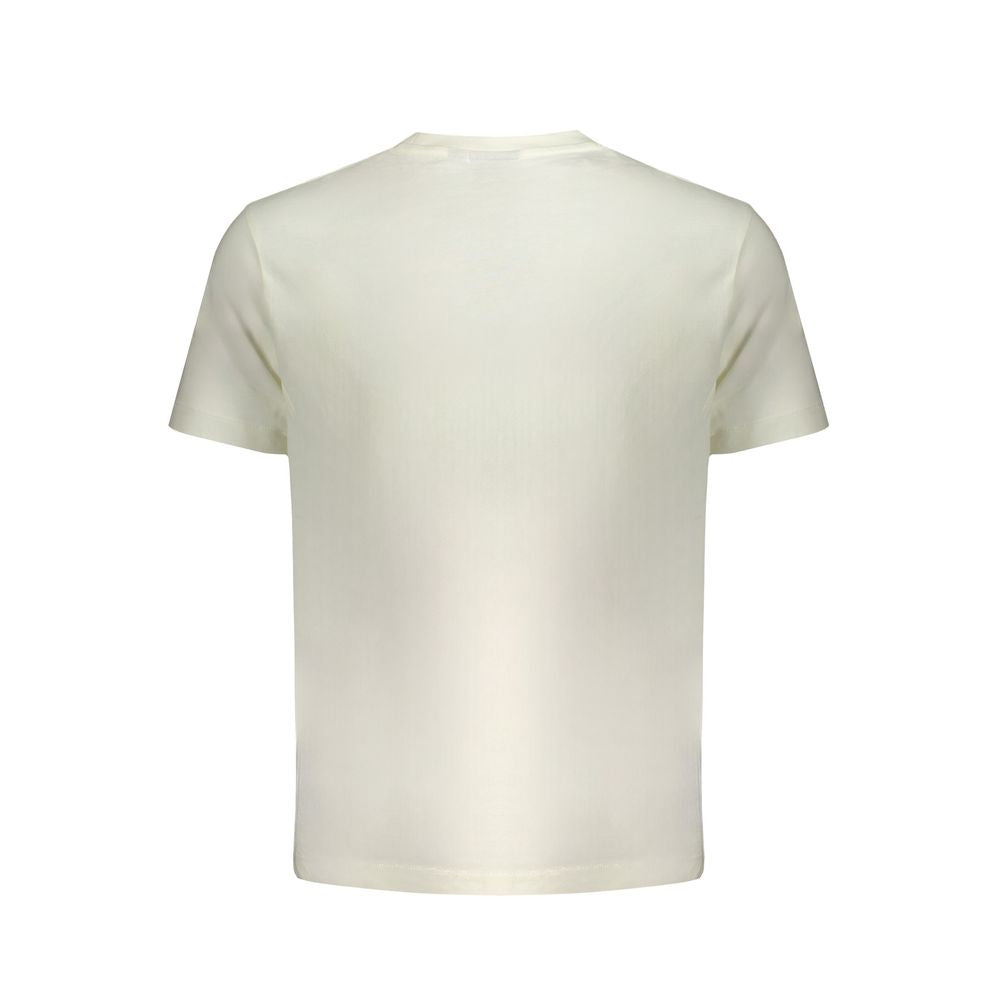 Napapijri White Cotton T-Shirt Napapijri