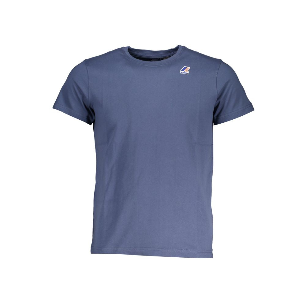 K-WAY Blue Cotton T-Shirt K-WAY