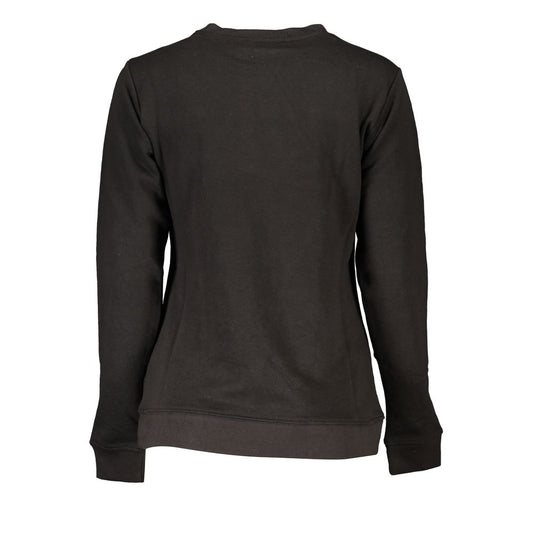 Cavalli Class Black Cotton Sweater Cavalli Class