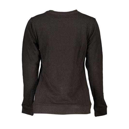 Cavalli Class Black Cotton Sweater Cavalli Class