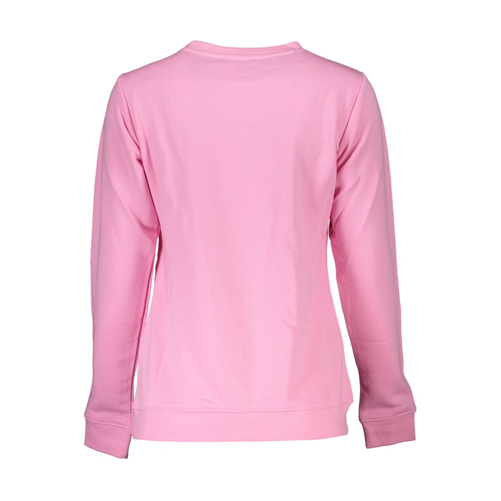 Cavalli Class Pink Cotton Sweater Cavalli Class