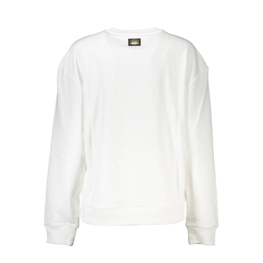 Cavalli Class White Cotton Women Sweater Cavalli Class