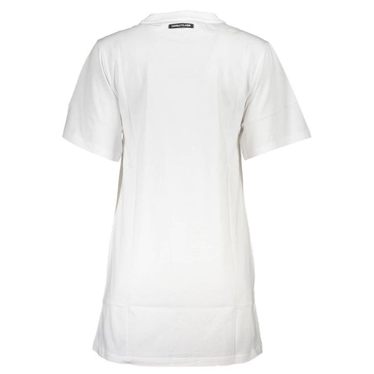 Cavalli Class White Cotton Women Dress