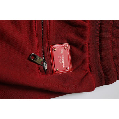 Dolce & Gabbana Bordeaux Cotton Bermuda Men Sweatshorts Shorts