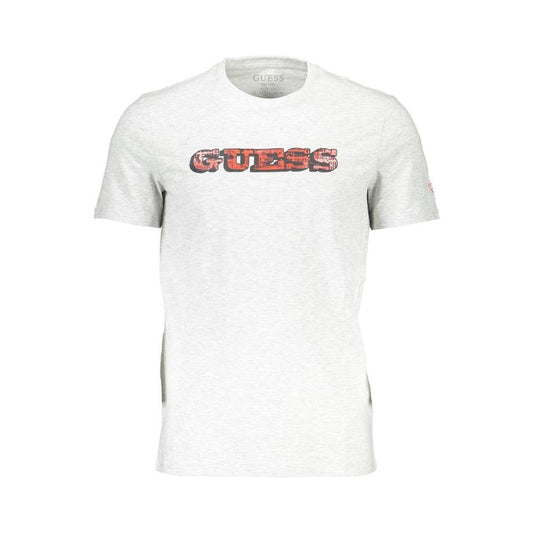 Guess Jeans Grigio Cotton Men T-Shirt