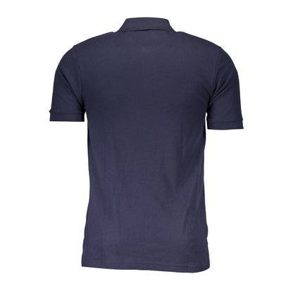 Slazenger Blue Polyester Men's Polo Shirt Slazenger