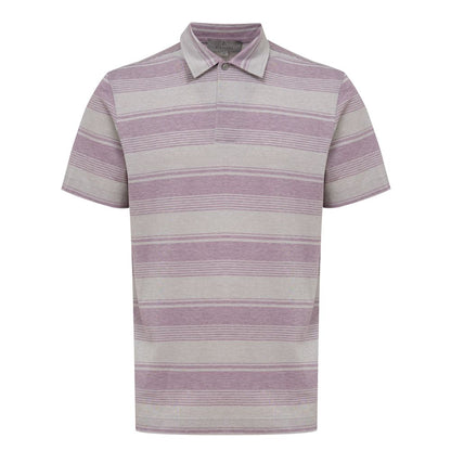 Canali Gray Cotton Polo Shirt Canali