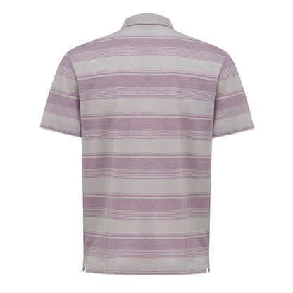 Canali Gray Cotton Polo Shirt Canali