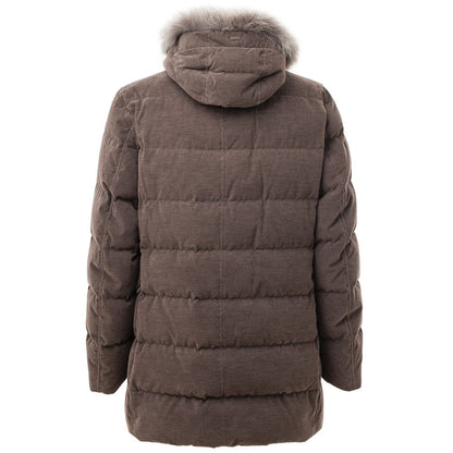 Herno Brown Cotton Bomber 1728,67397976224,Bombers - Jackets & Coats - Clothing,Brown,Clothing,Herno,IT50 | L,Jackets & Coats - Clothing,Jackets - Men - Clothing,Men,Men - Clothing,New with tags