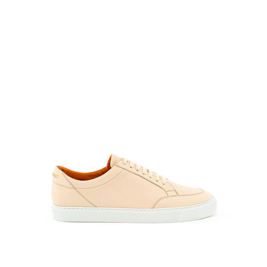 Burberry Pink Leather Low Top Sneakers Burberry