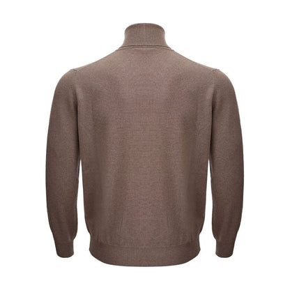 KANGRA Brown Wool Turtleneck KANGRA