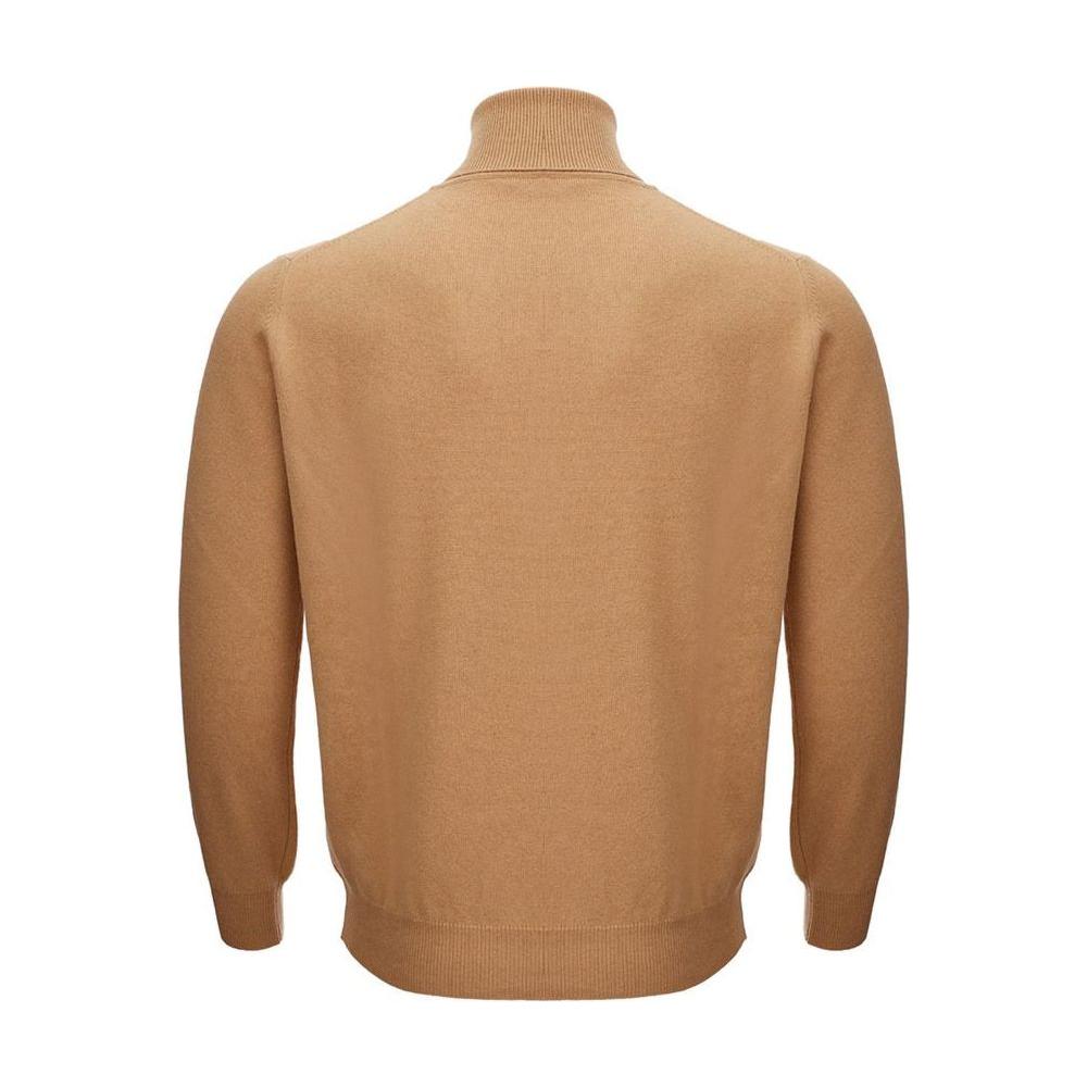 KANGRA Brown Wool Turtleneck KANGRA