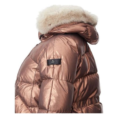 Peuterey Pink Polyester Full-Length Jacket Peuterey