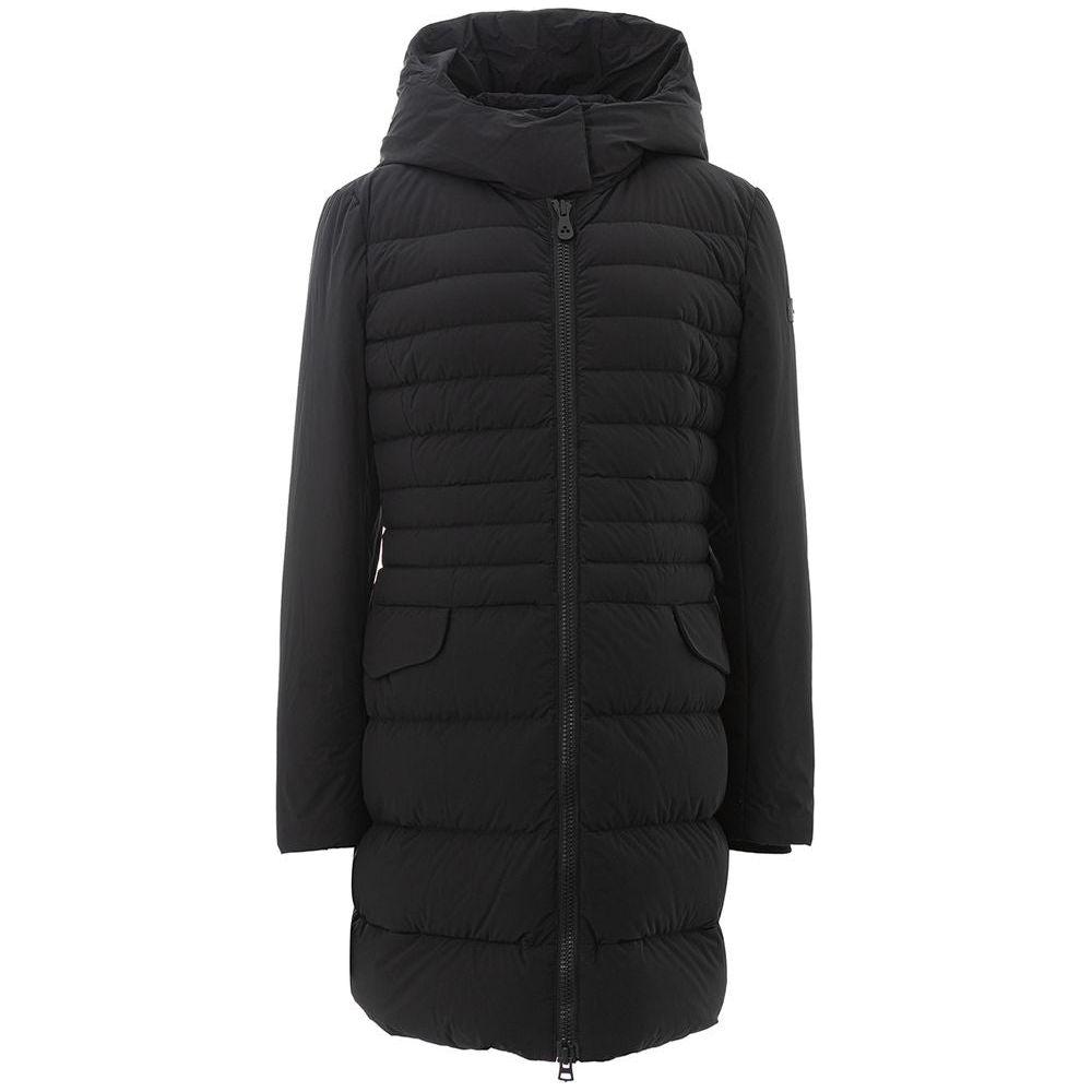 Peuterey Black Polyamide Full-Length Jacket Peuterey
