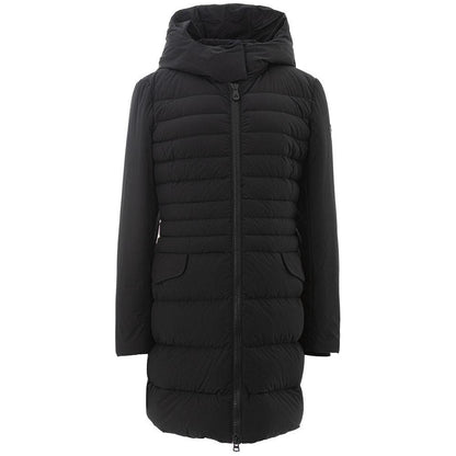 Peuterey Black Polyamide Full-Length Jacket Peuterey