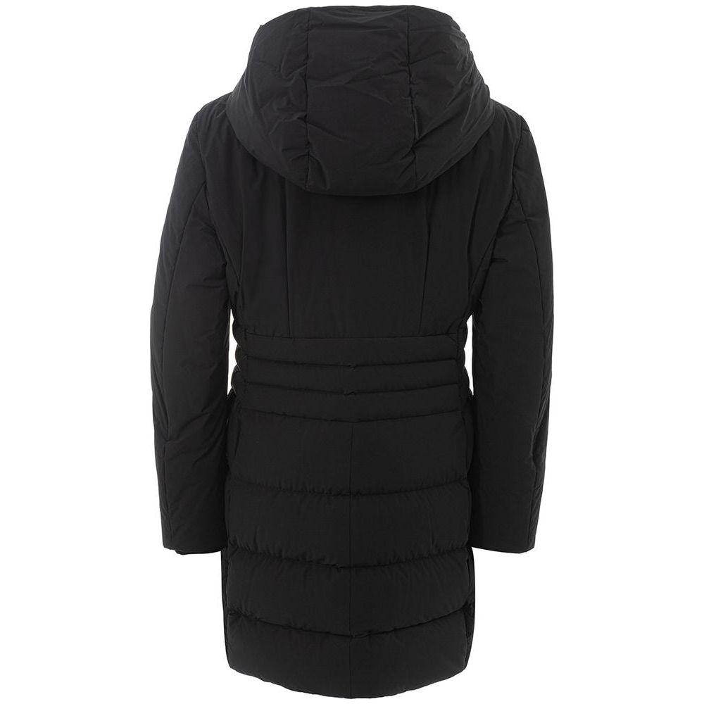 Peuterey Black Polyamide Full-Length Jacket Peuterey