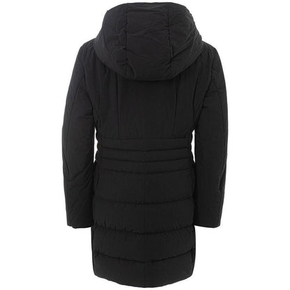 Peuterey Black Polyamide Full-Length Jacket Peuterey