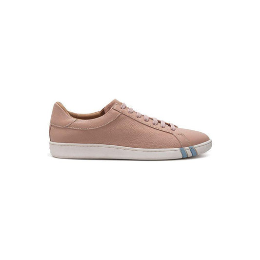 Bally Pink Leather Athletic Sneakers Bally