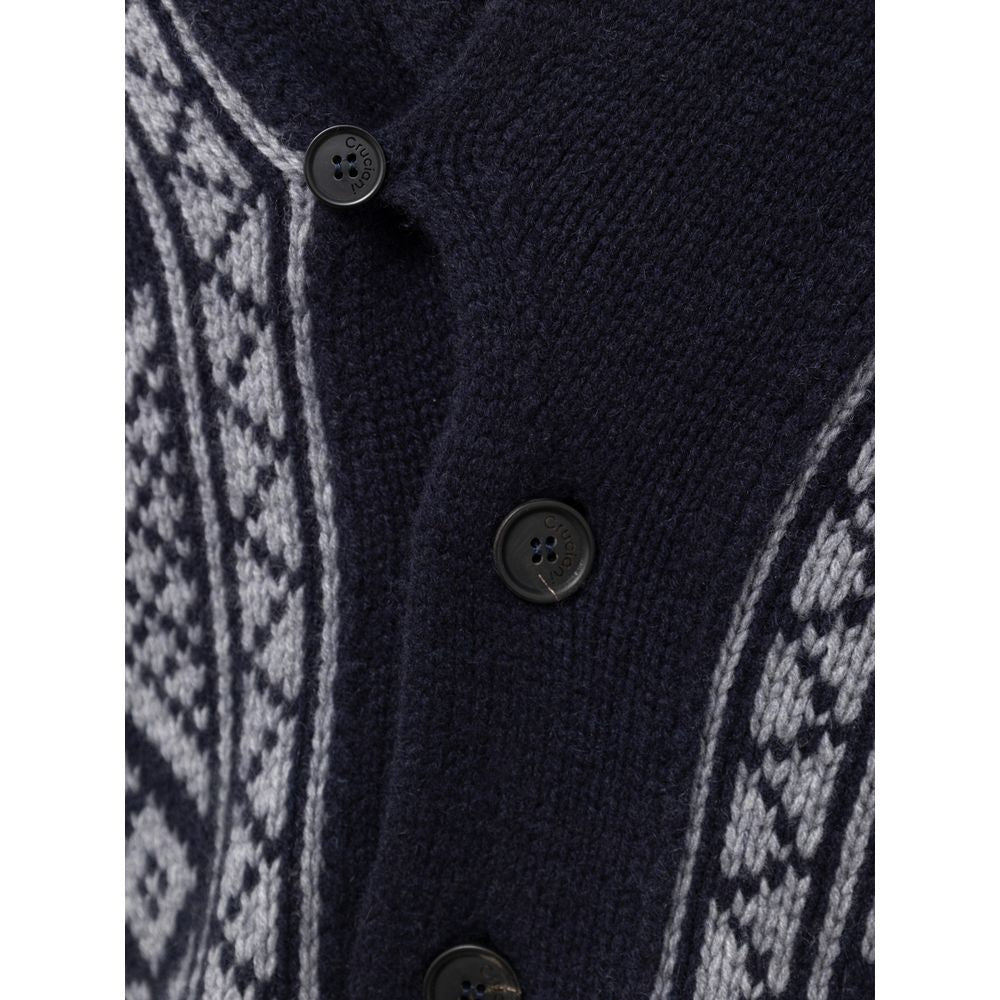 Cruciani Bicolor Cashmere Cardigan Cruciani