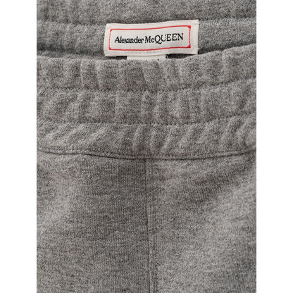 Alexander McQueen Gray Cotton Athletic Pants
