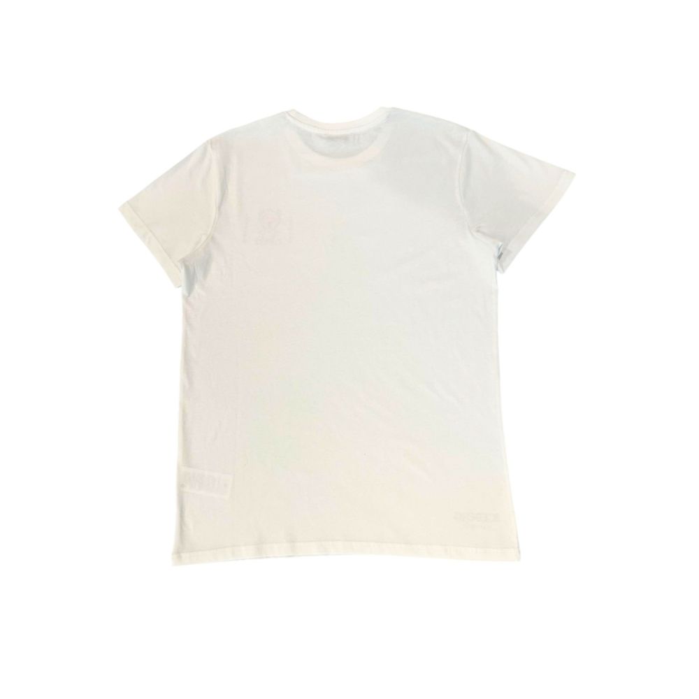 Iceberg White Cotton Men T-Shirt Iceberg