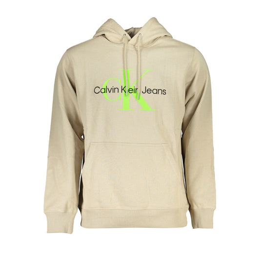 Calvin Klein Beige Cotton Men's Sweatshirt 1728,67403481248,Beige,Calvin Klein,Clothing,Men,New with tags,S,Sweaters - Clothing,Sweatshirts - Sweaters - Clothing,XL,XXL